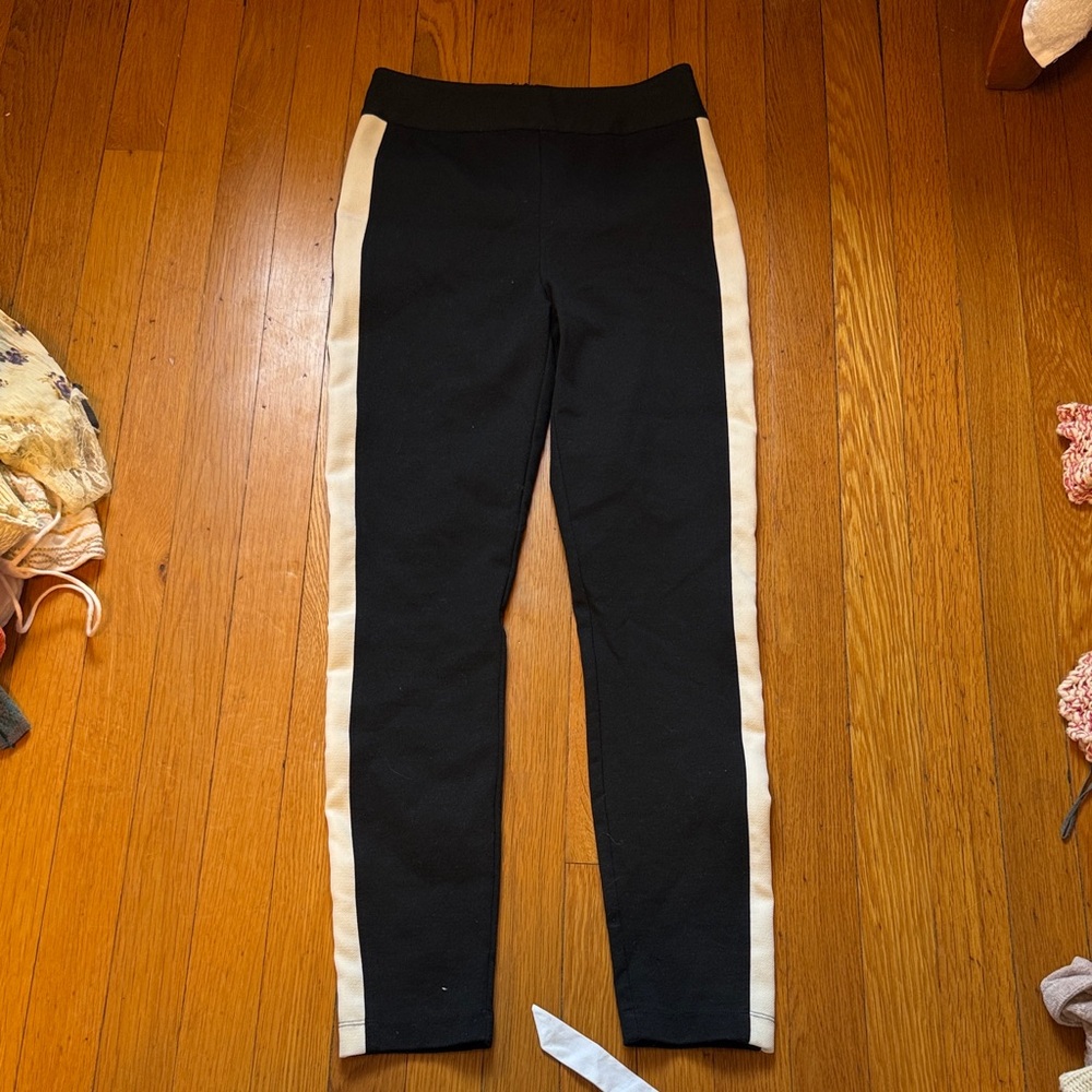 BCBGeneration Black and White Womens Leggings